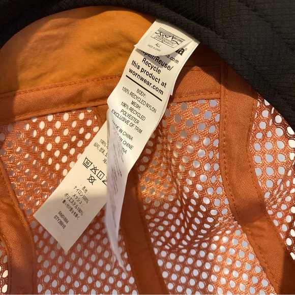 Patagonia Kids' Orange and Pink Mesh Hat - Picture 9 of 10